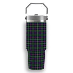 ScotsTee Shop Scottish Malcolm Modern Tartan Flip Straw Tumbler 20oz 30oz