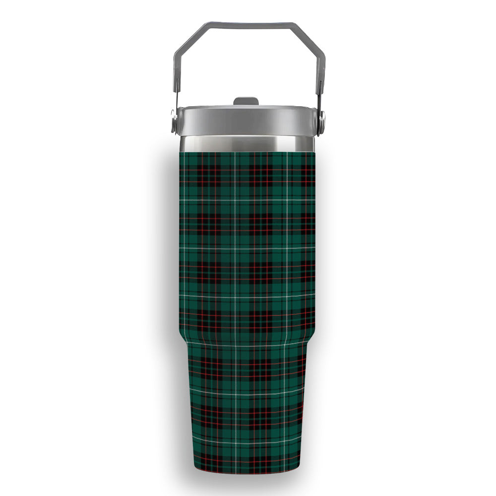 ScotsTee Shop Scottish McAuley of Lewis Modern Tartan Flip Straw Tumbler 20oz 30oz