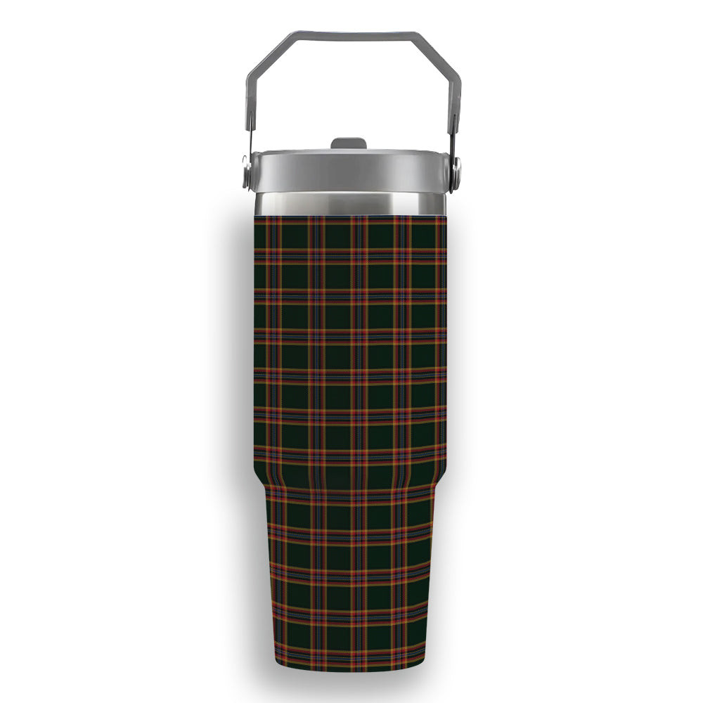 ScotsTee Shop Scottish Moran Family Ubique Tartan Flip Straw Tumbler 20oz 30oz