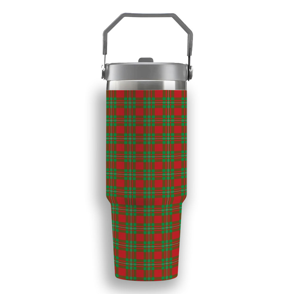 ScotsTee Shop Scottish Grierson Tartan Flip Straw Tumbler 20oz 30oz