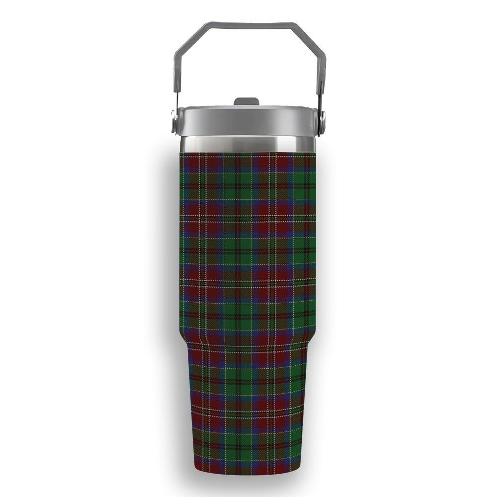 ScotsTee Shop Scottish McCulloch Tartan Flip Straw Tumbler 20oz 30oz