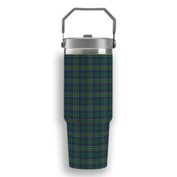 ScotsTee Shop Scottish Hunter of Hunterston Tartan Flip Straw Tumbler 20oz 30oz