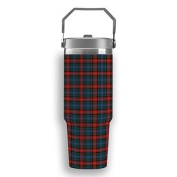 ScotsTee Shop Scottish Teall of Teallach Tartan Flip Straw Tumbler 20oz 30oz