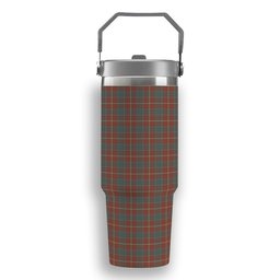 ScotsTee Shop Scottish McConnell Weathered Tartan Flip Straw Tumbler 20oz 30oz