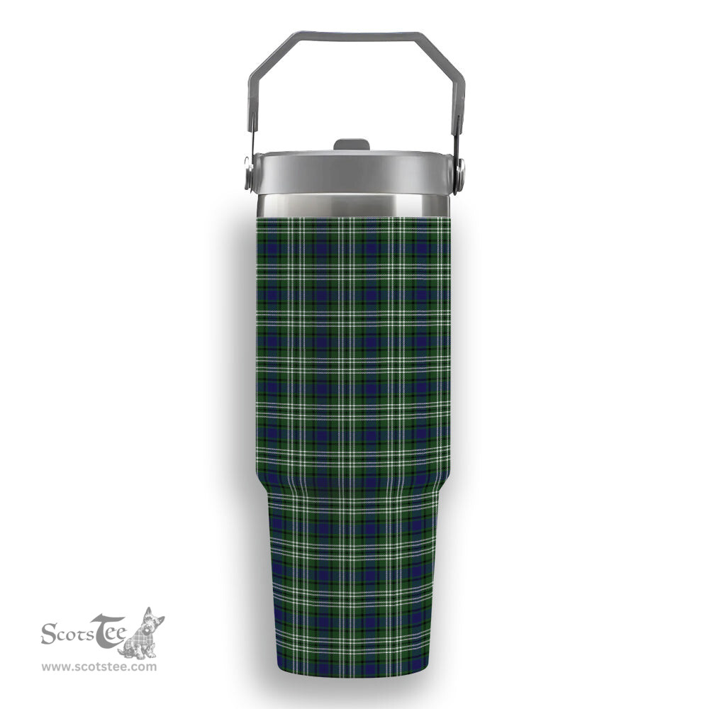 ScotsTee Shop Scottish Spottiswood Tartan Flip Straw Tumbler 20oz 30oz