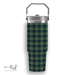 ScotsTee Shop Scottish Spottiswood Tartan Flip Straw Tumbler 20oz 30oz