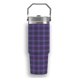 ScotsTee Shop Scottish Lang Ancient Clan Tartan Flip Straw Tumbler 20oz 30oz