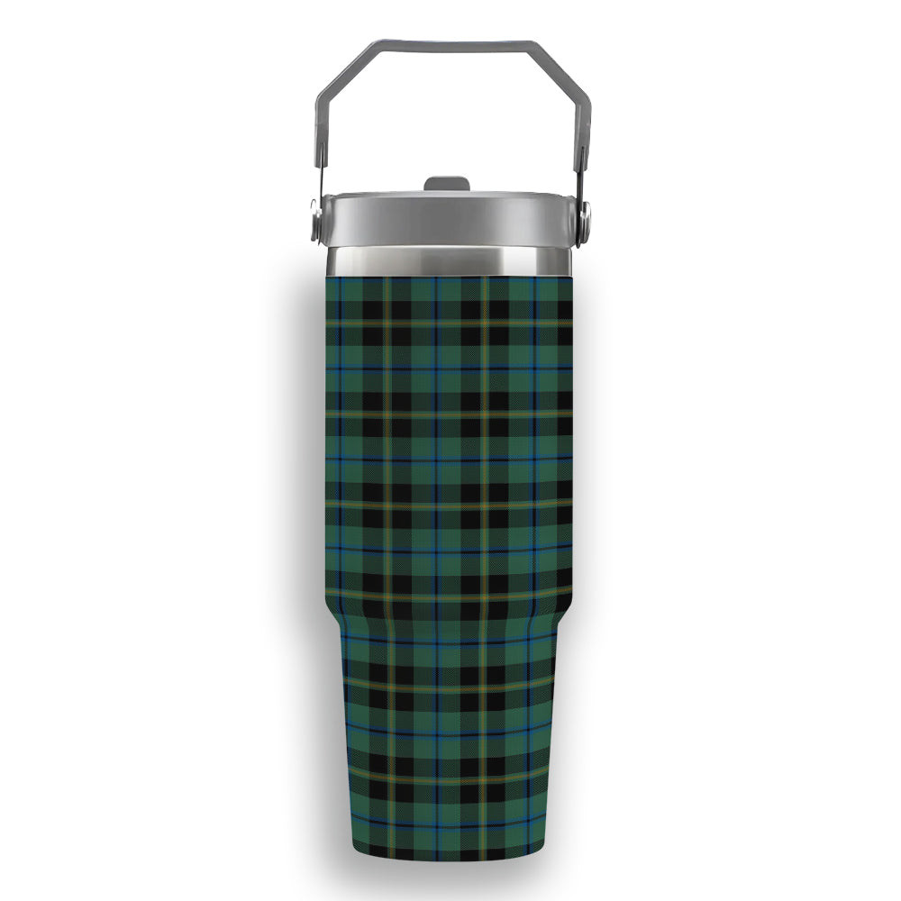 ScotsTee Shop Scottish Michaluk Tartan Flip Straw Tumbler 20oz 30oz