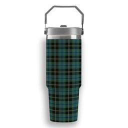 ScotsTee Shop Scottish Michaluk Tartan Flip Straw Tumbler 20oz 30oz