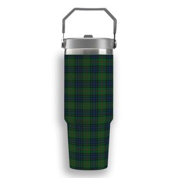 ScotsTee Shop Scottish Lauder Family Tartan Flip Straw Tumbler 20oz 30oz