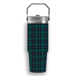 ScotsTee Shop Scottish Irvine Modern Tartan Flip Straw Tumbler 20oz 30oz