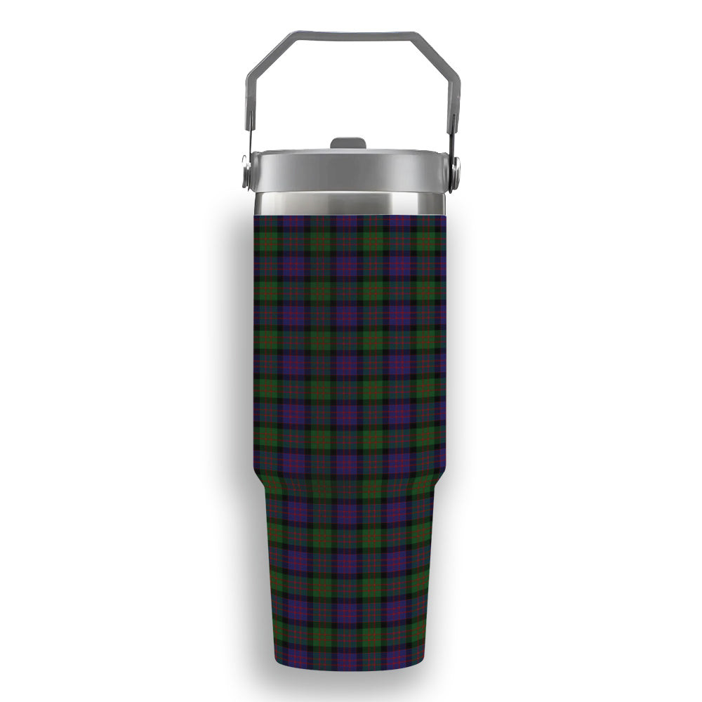 ScotsTee Shop Scottish MacDonald Tartan Flip Straw Tumbler 20oz 30oz