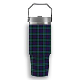 ScotsTee Shop Scottish MacTaggart Johnstons Tartan Flip Straw Tumbler 20oz 30oz