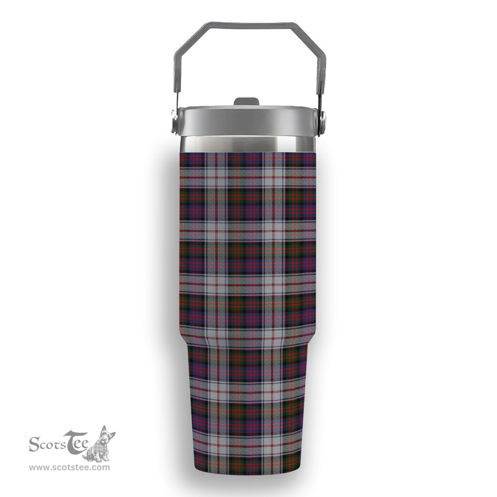 ScotsTee Shop Scottish McDonald Dress Modern Tartan Flip Straw Tumbler 20oz 30oz