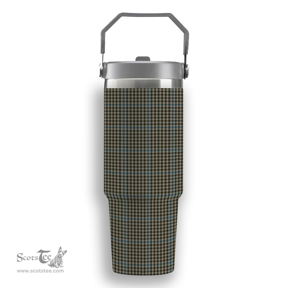 ScotsTee Shop Scottish Haig Tartan Flip Straw Tumbler 20oz 30oz