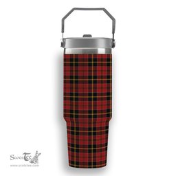 ScotsTee Shop Scottish MacAlister of Skye Tartan Flip Straw Tumbler 20oz 30oz