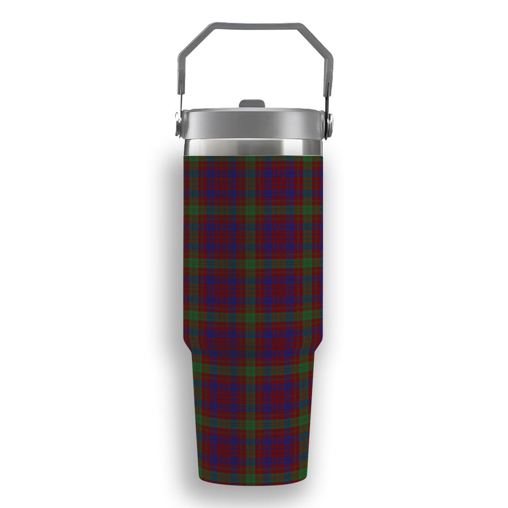 ScotsTee Shop Scottish MacTier of Durris Tartan Flip Straw Tumbler 20oz 30oz