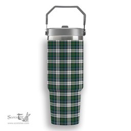 ScotsTee Shop Scottish MacCallum Dress Ancient Tartan Flip Straw Tumbler 20oz 30oz