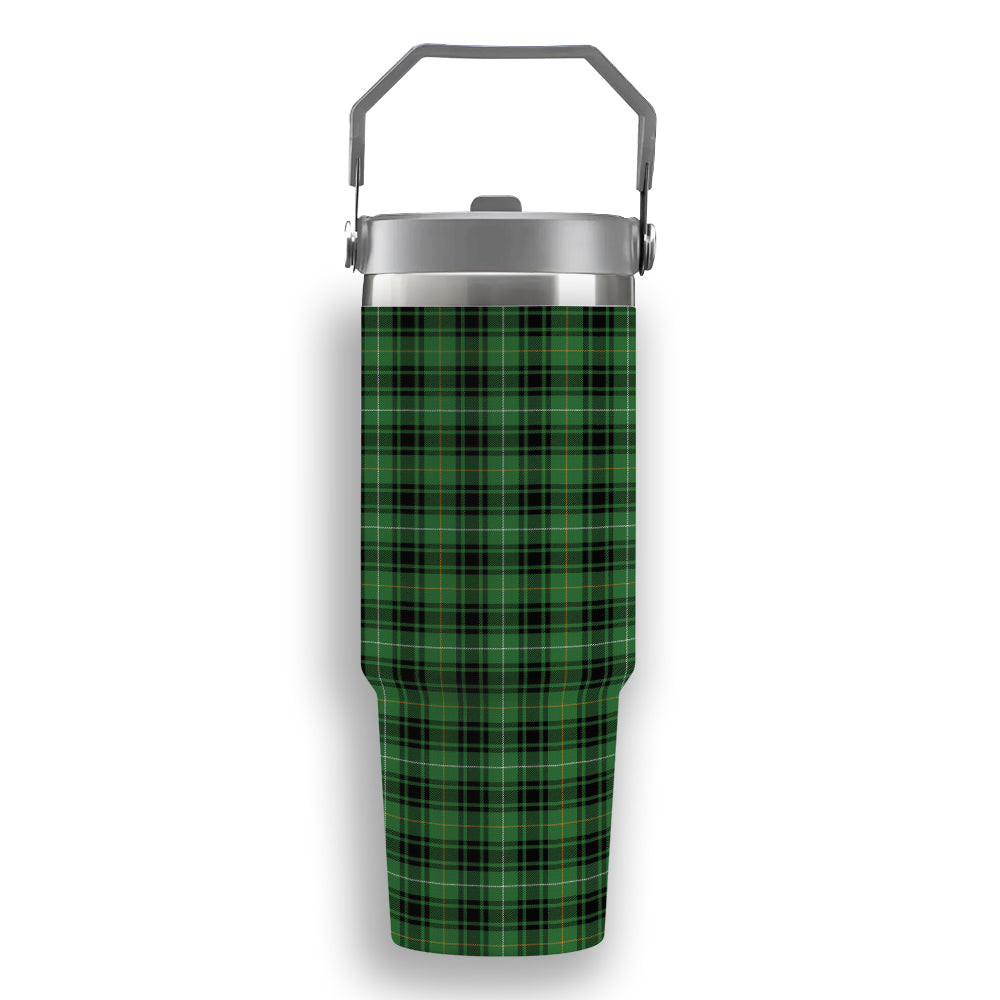 ScotsTee Shop Scottish McIvor Hunting Ancient Tartan Flip Straw Tumbler 20oz 30oz