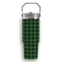 ScotsTee Shop Scottish McIvor Hunting Ancient Tartan Flip Straw Tumbler 20oz 30oz