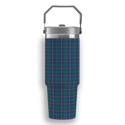ScotsTee Shop Scottish Sandilands Tartan Flip Straw Tumbler 20oz 30oz