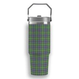 ScotsTee Shop Scottish Whitelaw Tartan Flip Straw Tumbler 20oz 30oz