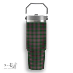 ScotsTee Shop Scottish MacFarlane Hunting Tartan Flip Straw Tumbler 20oz 30oz