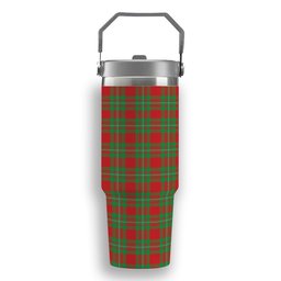 ScotsTee Shop Scottish Gregor Modern Tartan Flip Straw Tumbler 20oz 30oz
