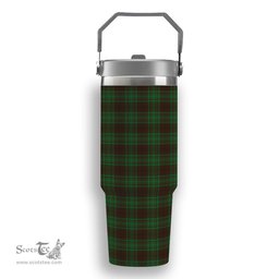 ScotsTee Shop Scottish McAlister of Glenbarr Hunting Tartan Flip Straw Tumbler 20oz 30oz
