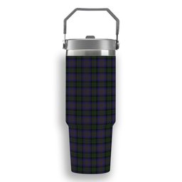 ScotsTee Shop Scottish Lysaght Hunting Tartan Flip Straw Tumbler 20oz 30oz