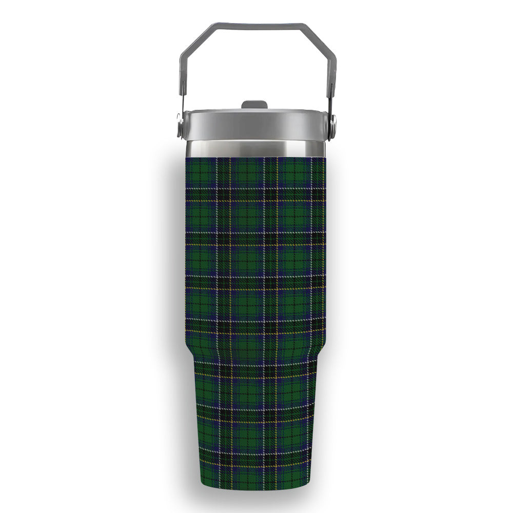 ScotsTee Shop Scottish MacAlpine 1906 Tartan Flip Straw Tumbler 20oz 30oz