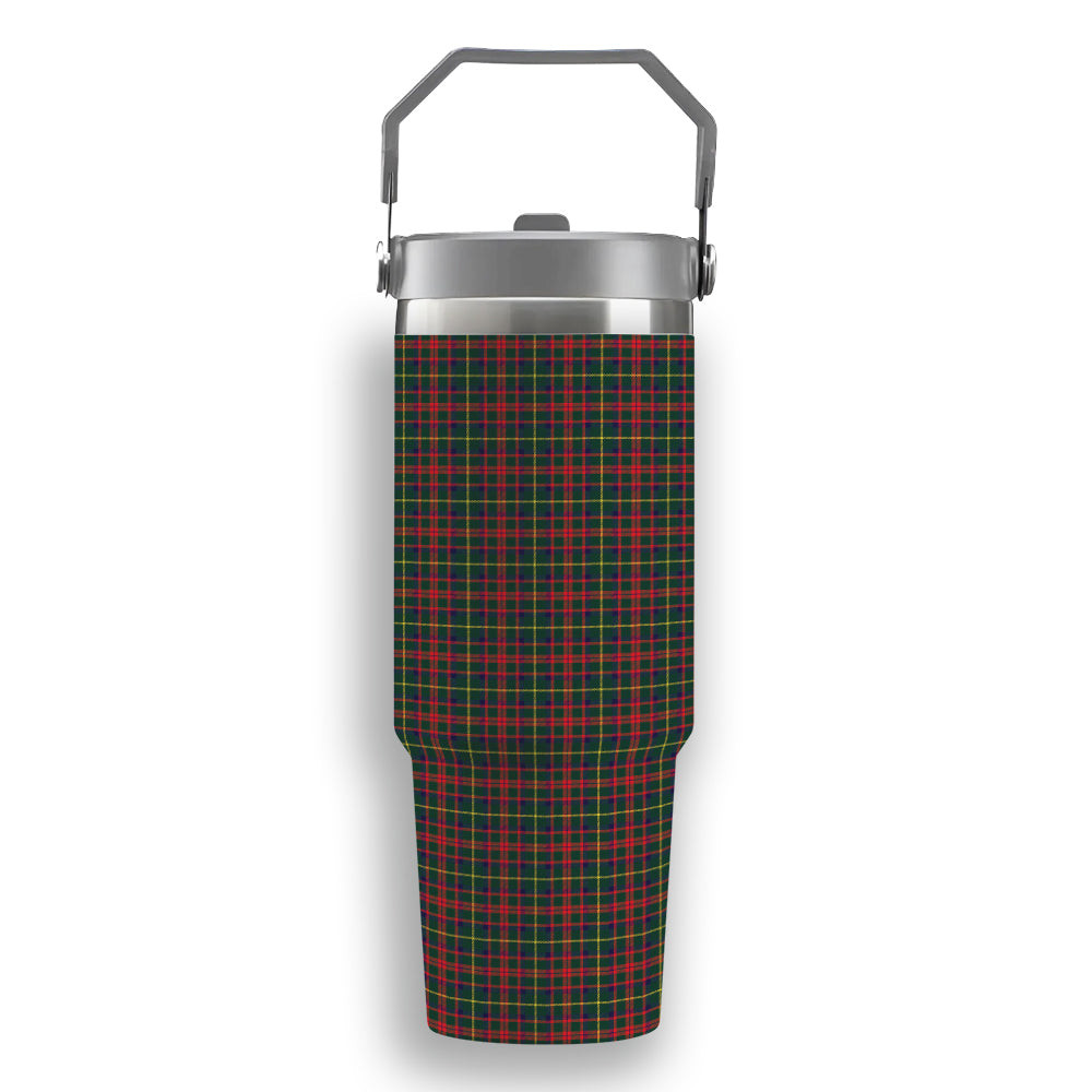 ScotsTee Shop Scottish McIntosh Hunting Modern Tartan Flip Straw Tumbler 20oz 30oz