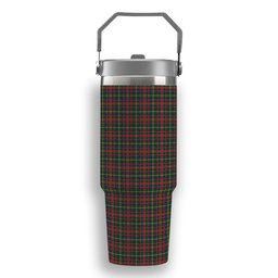 ScotsTee Shop Scottish McIntosh Hunting Modern Tartan Flip Straw Tumbler 20oz 30oz