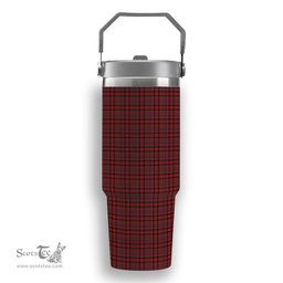 ScotsTee Shop Scottish MacAlister 1831 Tartan Flip Straw Tumbler 20oz 30oz