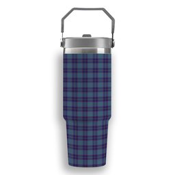 ScotsTee Shop Scottish Peacock Samantha Tartan Flip Straw Tumbler 20oz 30oz