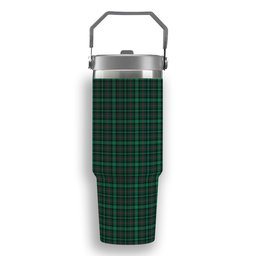 ScotsTee Shop Scottish Ross Hunting Modern Tartan Flip Straw Tumbler 20oz 30oz