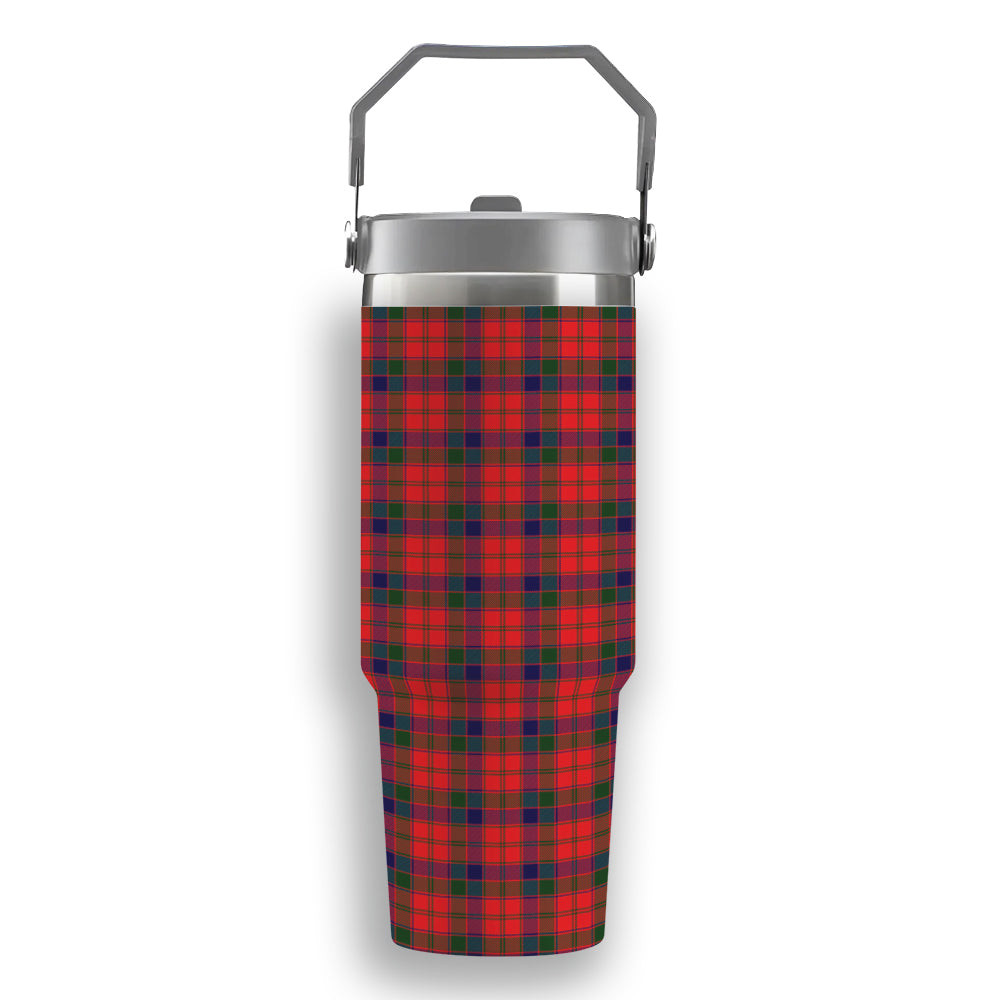 ScotsTee Shop Scottish Robertson Modern Tartan Flip Straw Tumbler 20oz 30oz