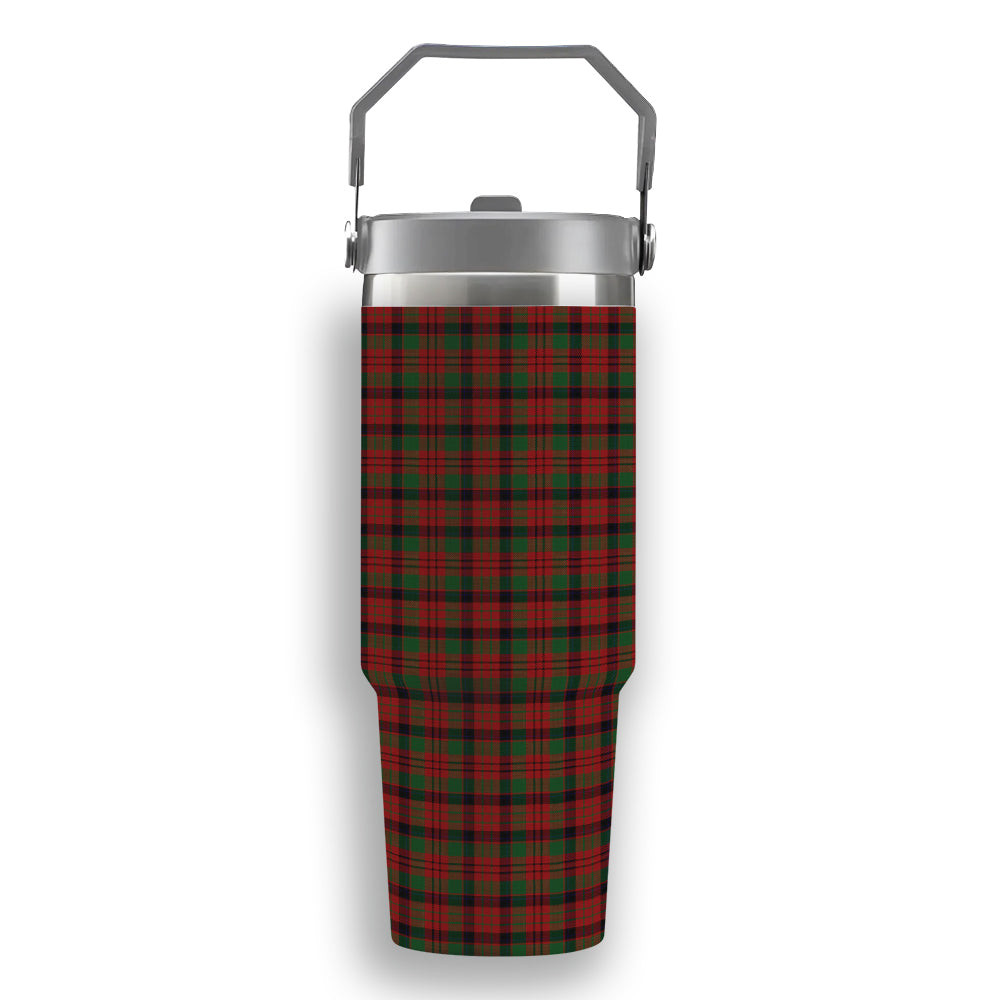 ScotsTee Shop Scottish MacNicol Tartan Flip Straw Tumbler 20oz 30oz