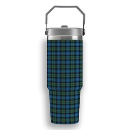 ScotsTee Shop Scottish MacKirdy Tartan Flip Straw Tumbler 20oz 30oz