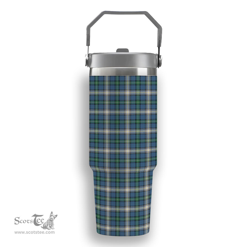 ScotsTee Shop Scottish MacDowall Modern Tartan Flip Straw Tumbler 20oz 30oz