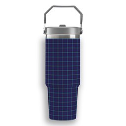 ScotsTee Shop Scottish Kircaldy Tartan Flip Straw Tumbler 20oz 30oz