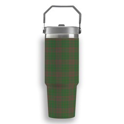 ScotsTee Shop Scottish MacAlister of Glenbarr Hunting Ancient Tartan Flip Straw Tumbler 20oz 30oz