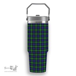 ScotsTee Shop Scottish Meldrum Tartan Flip Straw Tumbler 20oz 30oz