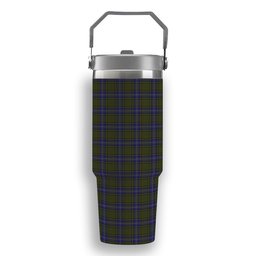ScotsTee Shop Scottish MacMillan Hunting Modern Tartan Flip Straw Tumbler 20oz 30oz