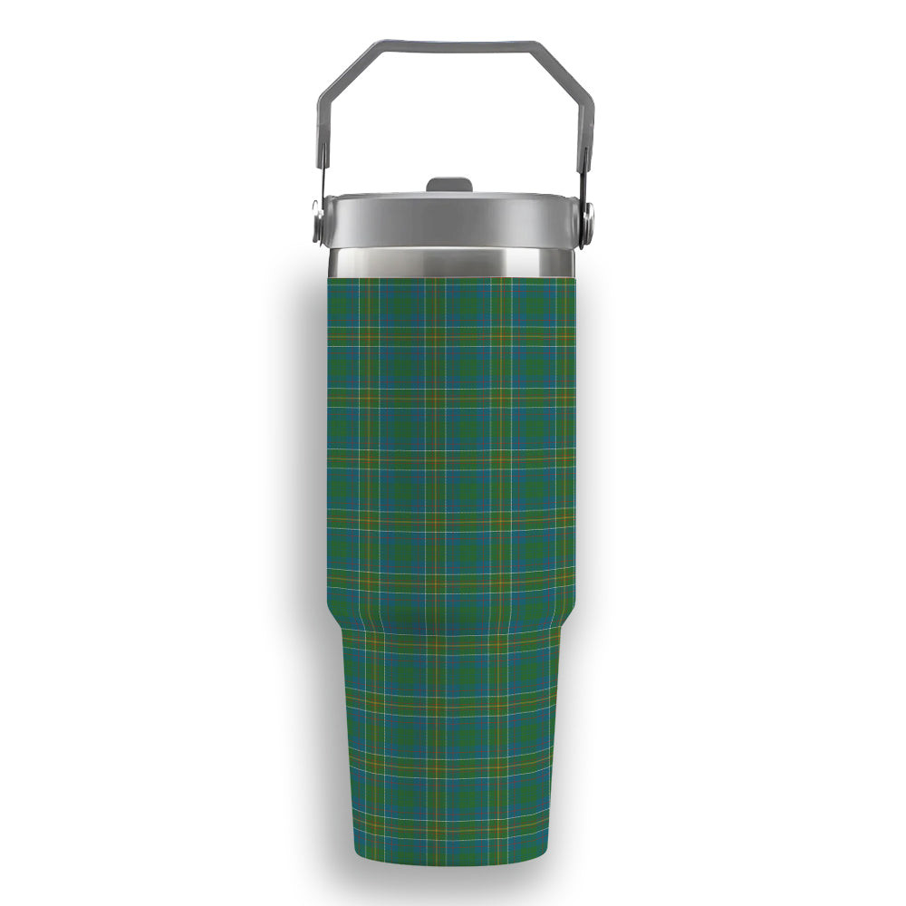 ScotsTee Shop Scottish Hunter of Hunterston Ancient Tartan Flip Straw Tumbler 20oz 30oz