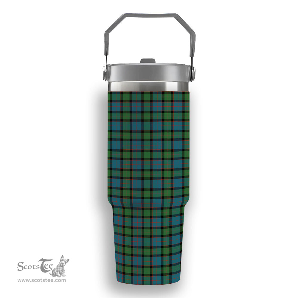 ScotsTee Shop Scottish MacWilliam (Williamson) Ancient Tartan Flip Straw Tumbler 20oz 30oz