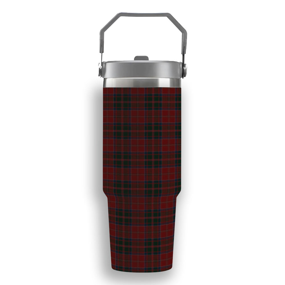 ScotsTee Shop Scottish McDonald of Glencoe Tartan Flip Straw Tumbler 20oz 30oz