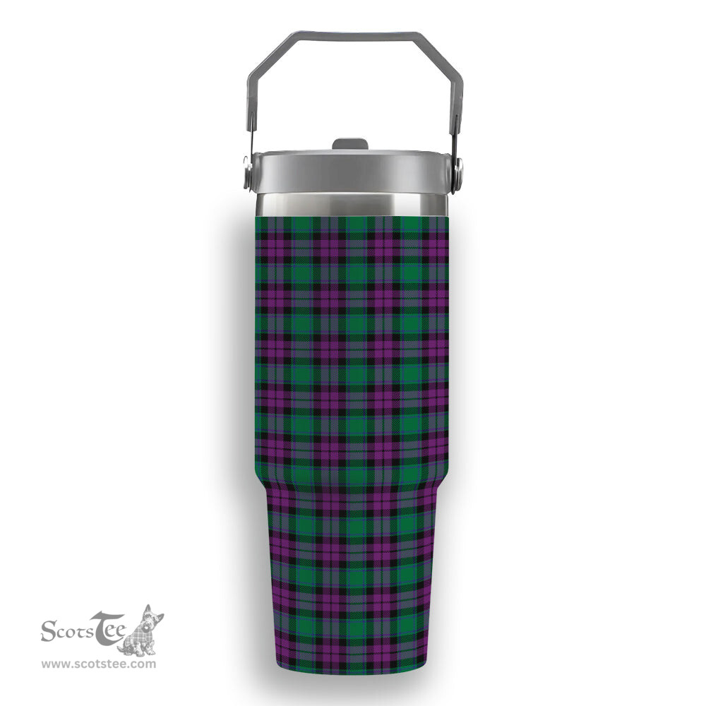 ScotsTee Shop Scottish MacArthur Milton Tartan Flip Straw Tumbler 20oz 30oz