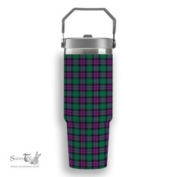 ScotsTee Shop Scottish MacArthur Milton Tartan Flip Straw Tumbler 20oz 30oz