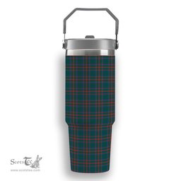 ScotsTee Shop Scottish Shaw of Tordarroch Hunting Modern Tartan Flip Straw Tumbler 20oz 30oz